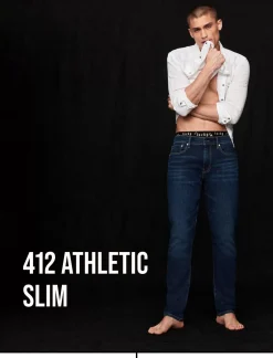 Lucky Brand 412 athletic slim coolmax jean leon park*MEN|JEANS Jeans|Slim|Athletic