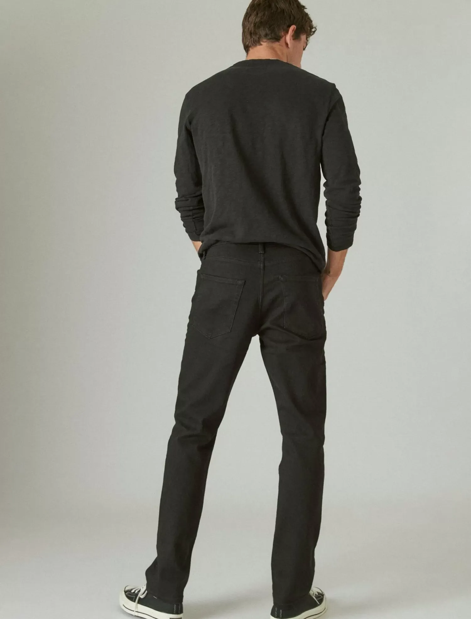Lucky Brand 410 athletic straight advanced stretch jean black rinse*MEN|JEANS Jeans|Straight|Athletic