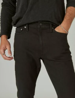 Lucky Brand 410 athletic straight advanced stretch jean black rinse*MEN|JEANS Jeans|Straight|Athletic