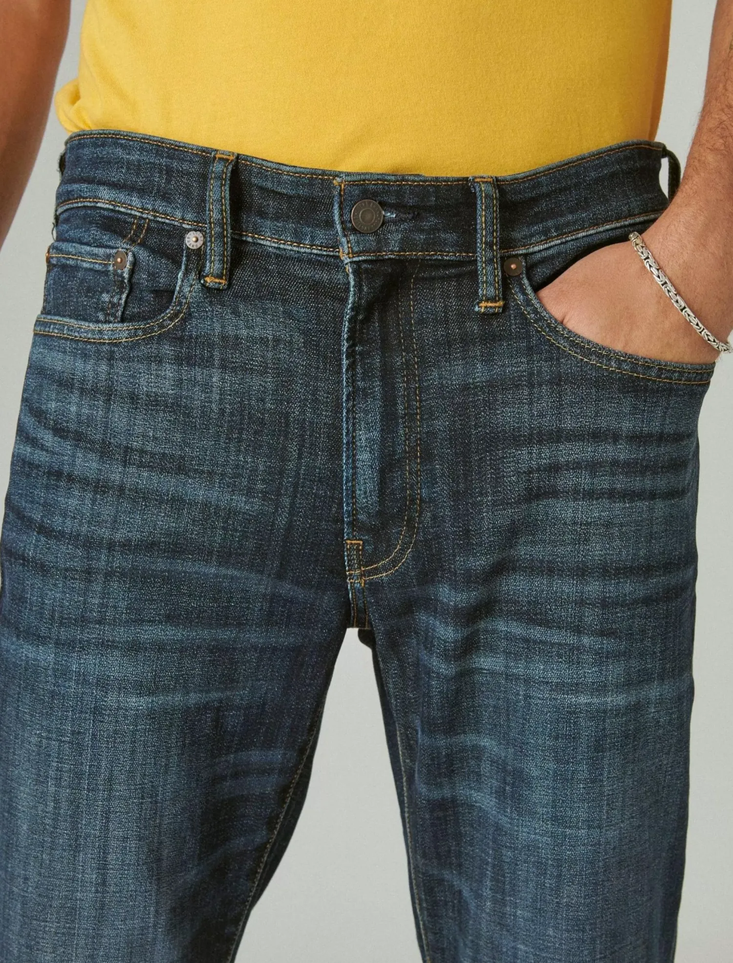 Lucky Brand 410 athletic straight coolmax stretch jean fayette*MEN|JEANS Jeans|Slim
