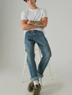 Lucky Brand 410 athletic straight coolmax stretch jean cowen*MEN|JEANS Jeans|Straight