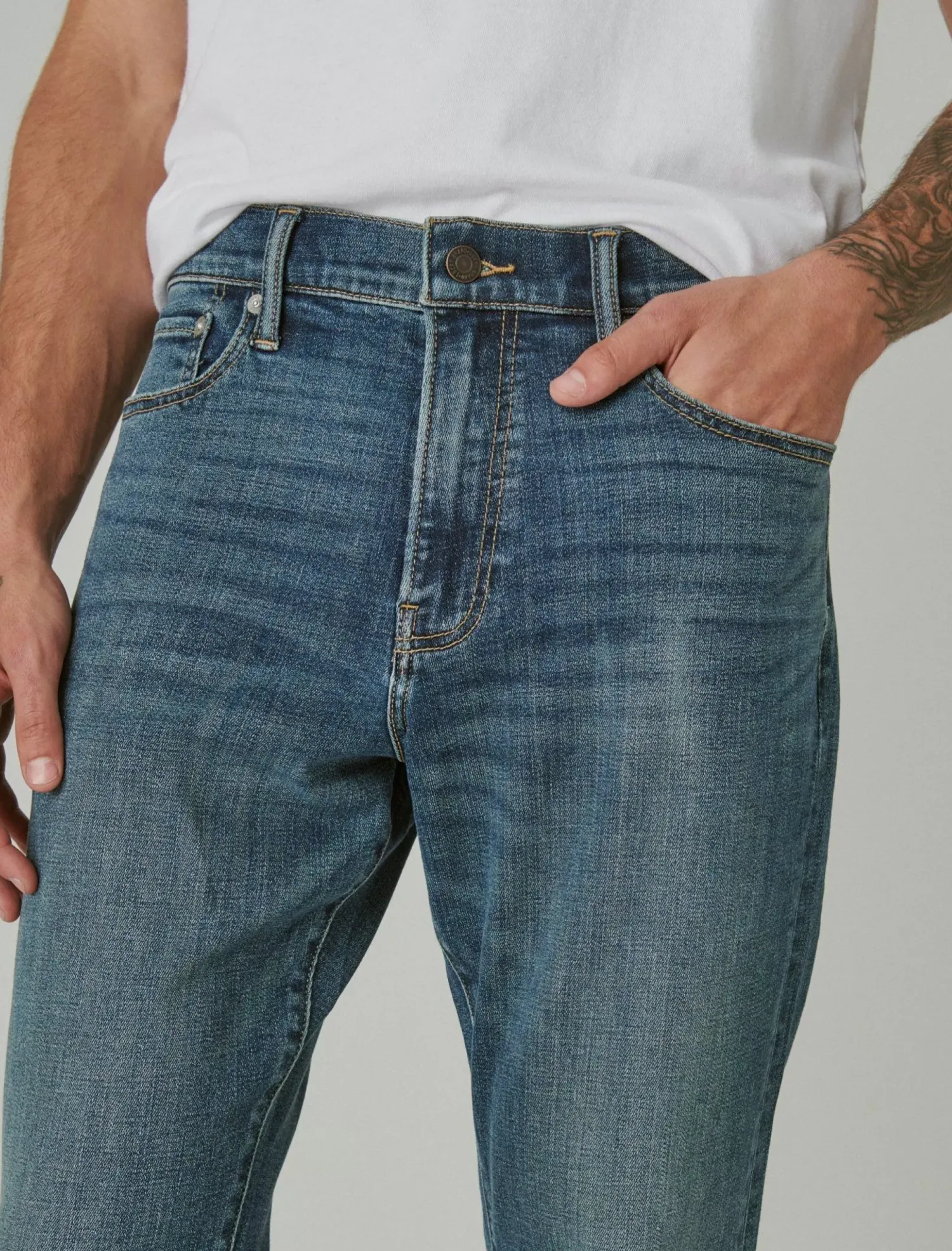 Lucky Brand 410 athletic straight coolmax stretch jean cowen*MEN|JEANS Jeans|Straight