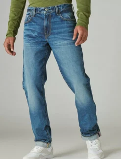 Lucky Brand 410 athletic straight made in the usa selvedge jean rowan*MEN|JEANS Jeans|Straight