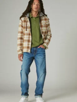 Lucky Brand 410 athletic straight made in the usa selvedge jean rowan*MEN|JEANS Jeans|Straight