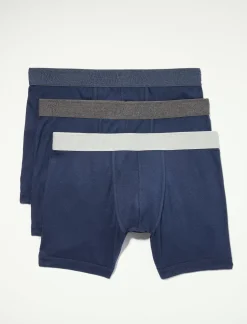 Lucky Brand 3 pack cotton modal boxer briefs medium light blue*MEN Underwear & Sleepwear|Loungewear