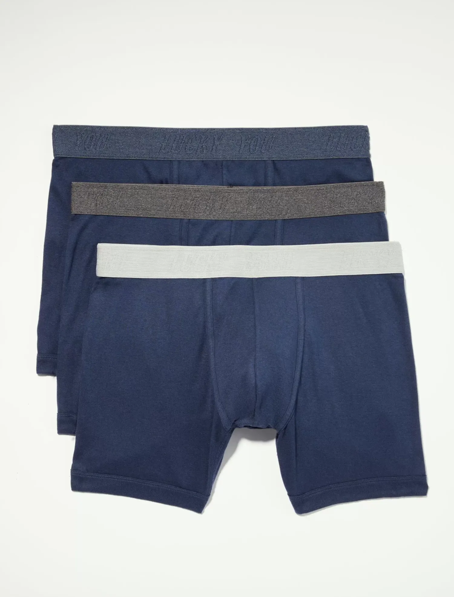 Lucky Brand 3 pack cotton modal boxer briefs medium light blue*MEN Underwear & Sleepwear|Loungewear