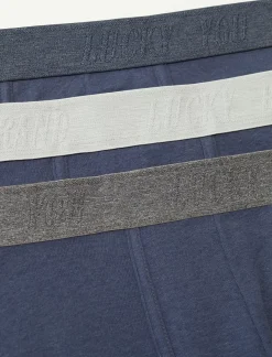 Lucky Brand 3 pack cotton viscose boxer briefs dark blue*MEN Underwear & Sleepwear|Loungewear