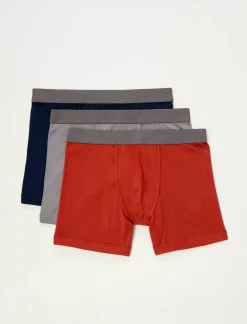 Lucky Brand 3 pack cotton viscose boxer briefs multi*MEN Underwear & Sleepwear|Loungewear