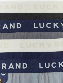 Lucky Brand 4 pack essential soft boxer briefs multi*MEN Underwear & Sleepwear|Loungewear