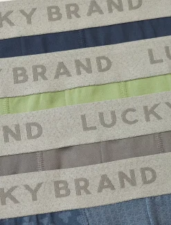 Lucky Brand 4 pack essential soft boxer briefs multi*MEN Underwear & Sleepwear|Loungewear