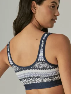 Lucky Brand 2 pack fair isle bra dark blue*WOMEN Intimates & Sleepwear