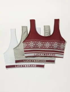 Lucky Brand 3 pack fair isle seamless bra Select color*WOMEN Intimates & Sleepwear