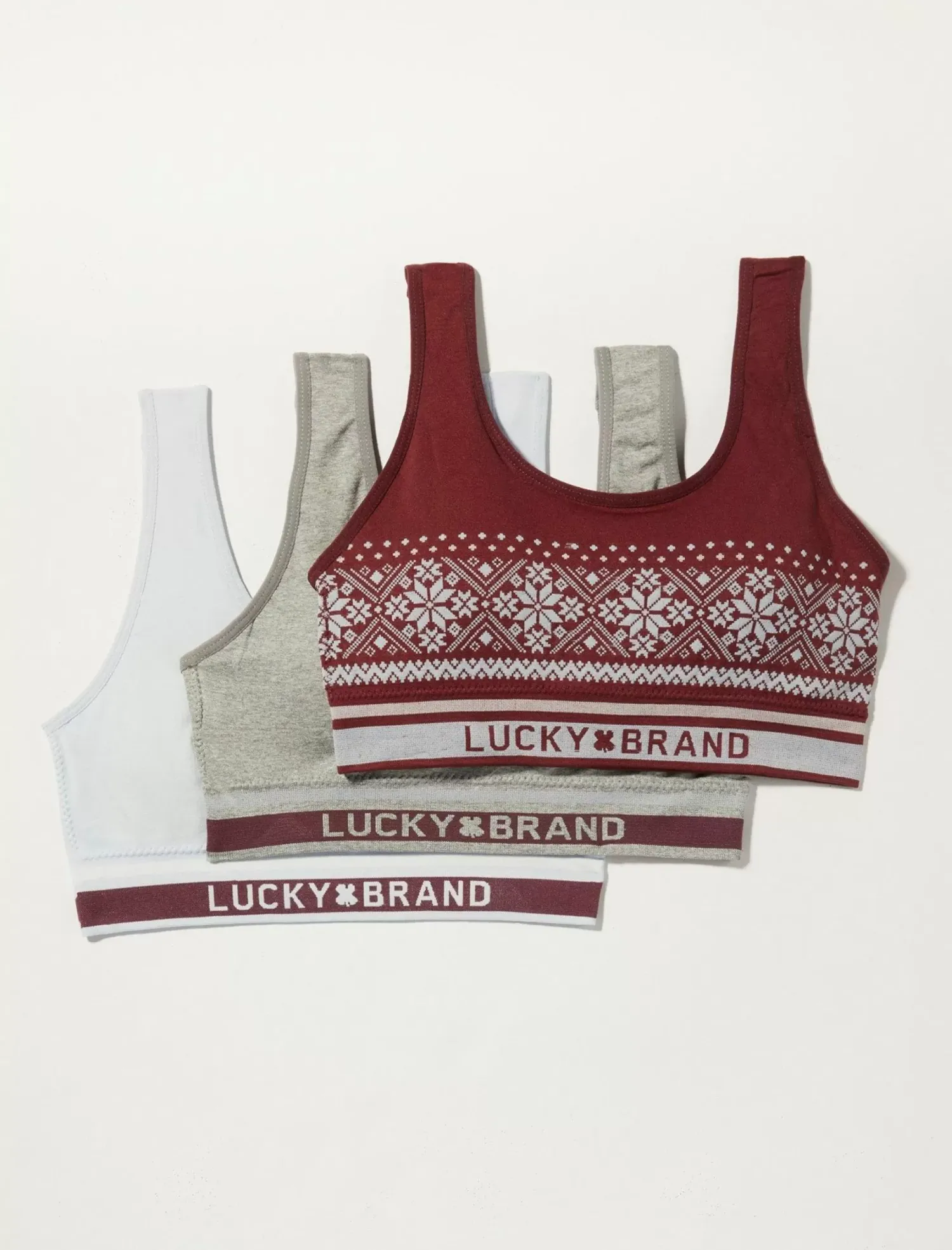 Lucky Brand 3 pack fair isle seamless bra Select color*WOMEN Intimates & Sleepwear
