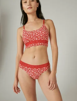 Lucky Brand 5 pack floral hipster dark red*WOMEN Intimates & Sleepwear