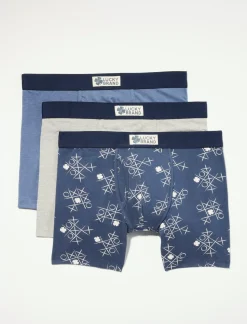 Lucky Brand 3 pack stretch boxer briefs multi*MEN Underwear & Sleepwear|Loungewear