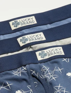 Lucky Brand 3 pack stretch boxer briefs multi*MEN Underwear & Sleepwear|Loungewear