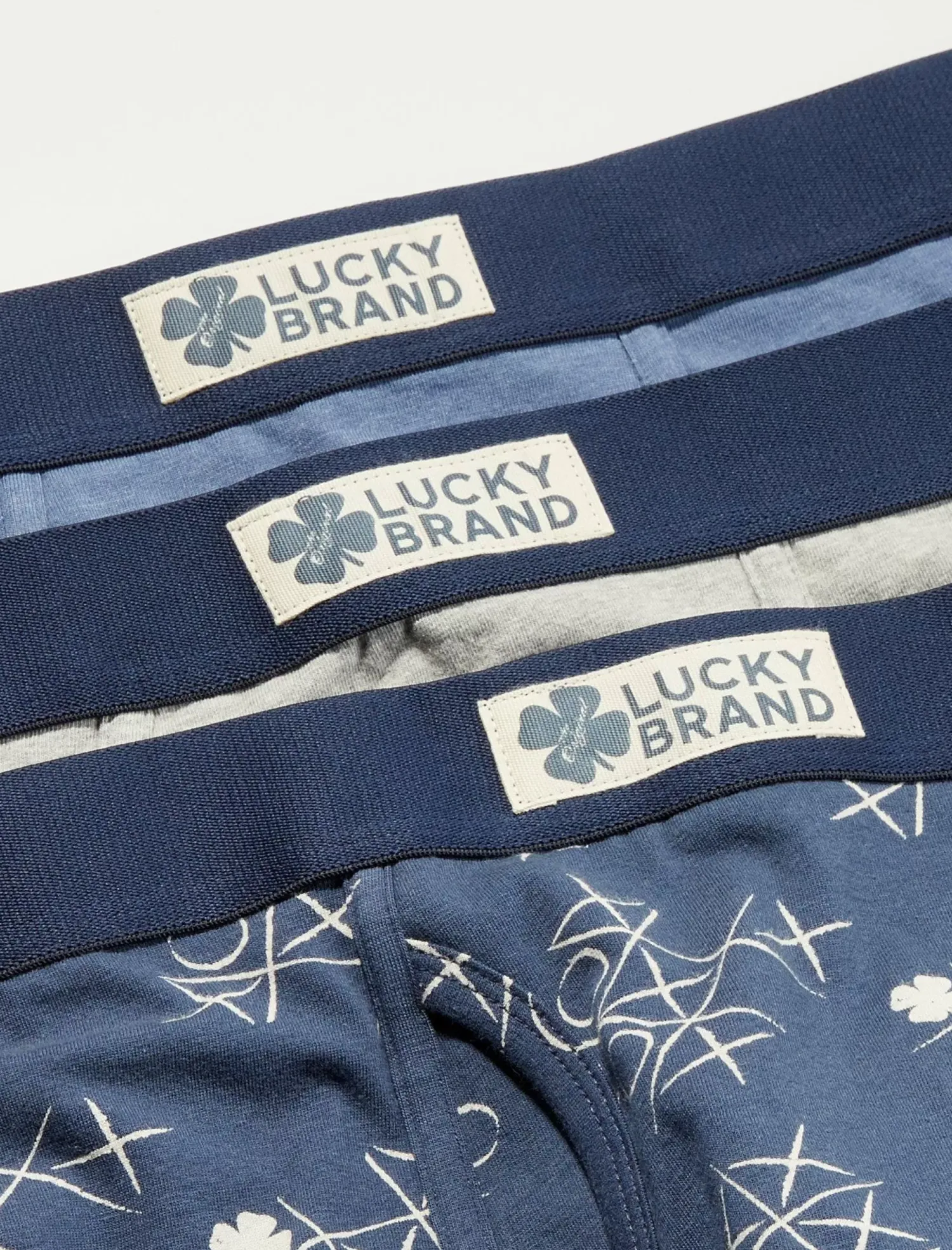 Lucky Brand 3 pack stretch boxer briefs multi*MEN Underwear & Sleepwear|Loungewear