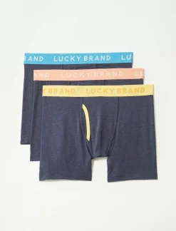 Lucky Brand 3 pack stretch boxer briefs multi*MEN Underwear & Sleepwear|Loungewear