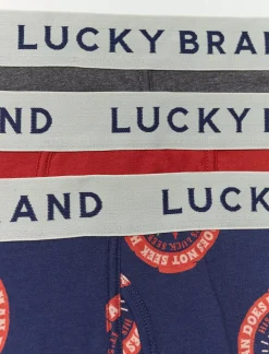 Lucky Brand 3 pack stretch boxer briefs multi*MEN Underwear & Sleepwear|Loungewear