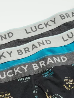 Lucky Brand 3 pack stretch boxer briefs multi*MEN Underwear & Sleepwear|Loungewear