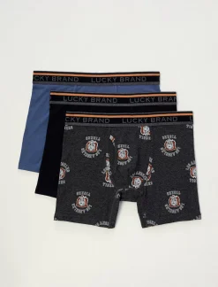 Lucky Brand 3 pack stretch boxer briefs multi*MEN Underwear & Sleepwear|Loungewear