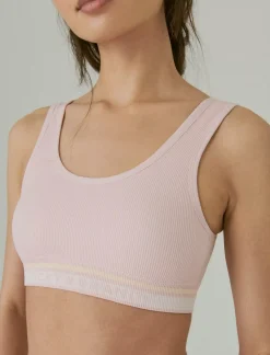 Lucky Brand 2 pack varsity logo seamless bralette set light pink*WOMEN Intimates & Sleepwear