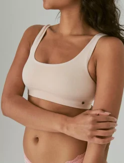 Lucky Brand 2 pack woodblock print bra coral pink*WOMEN Intimates & Sleepwear