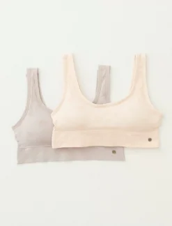 Lucky Brand 2 pack woodblock print bra coral pink*WOMEN Intimates & Sleepwear