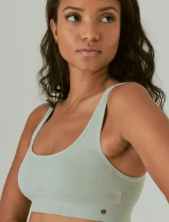 Lucky Brand 2 pack woodblock print bra medium light green*WOMEN Intimates & Sleepwear