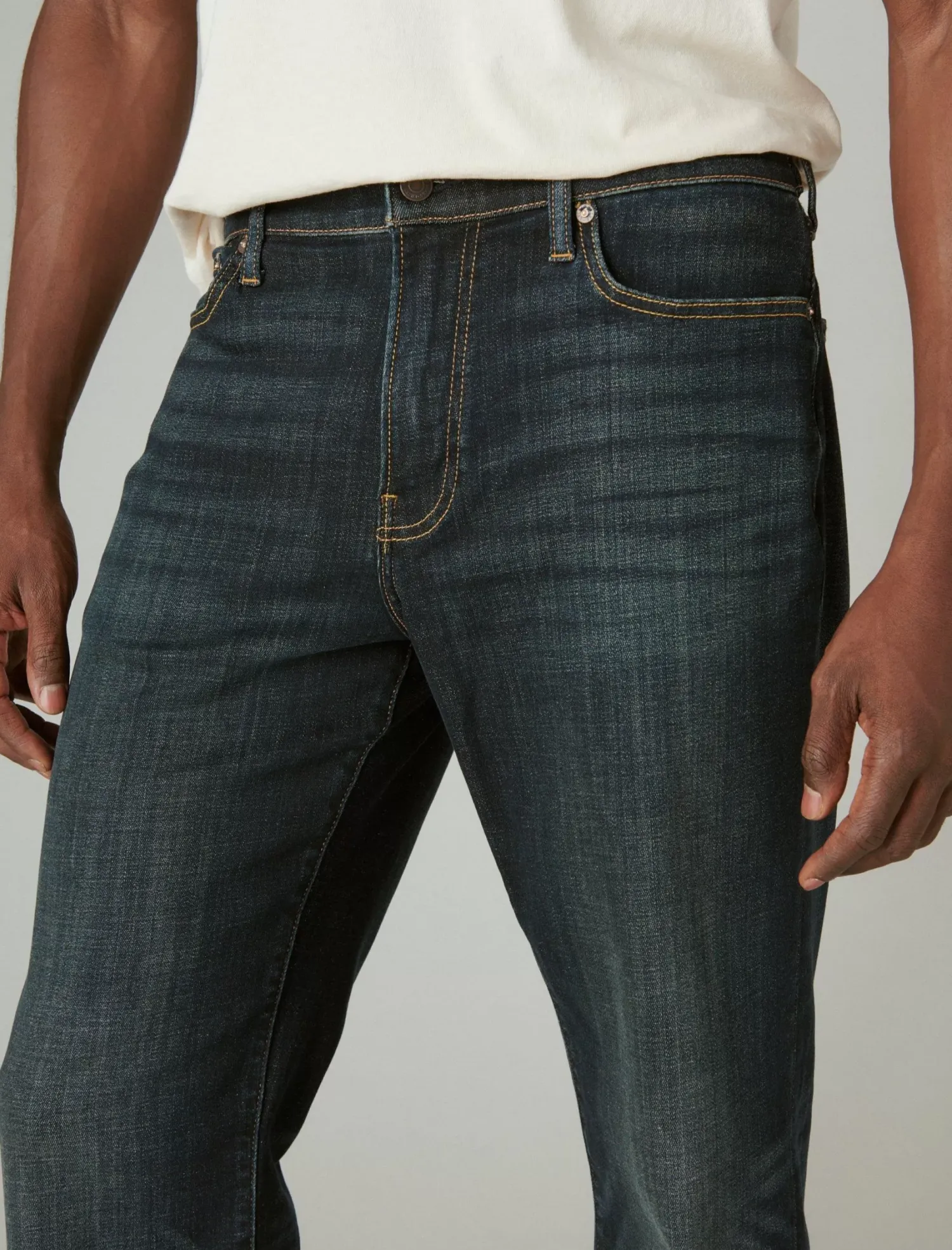 Lucky Brand 181 relaxed straight coolmax jean leon park*MEN|JEANS Jeans|Straight