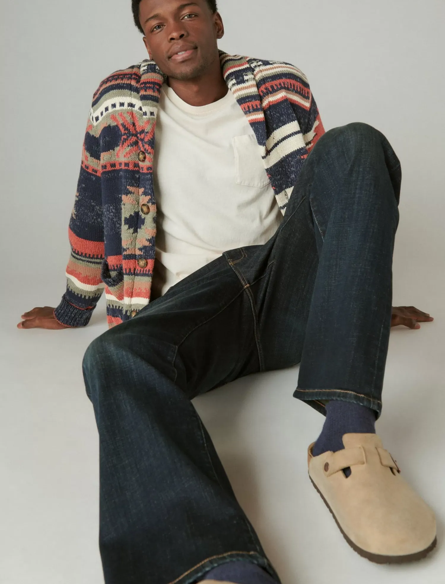 Lucky Brand 181 relaxed straight coolmax jean leon park*MEN|JEANS Jeans|Straight