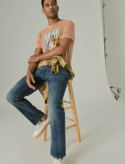 Lucky Brand 223 straight coolmax stretch jean harrison*MEN|JEANS Jeans|Straight