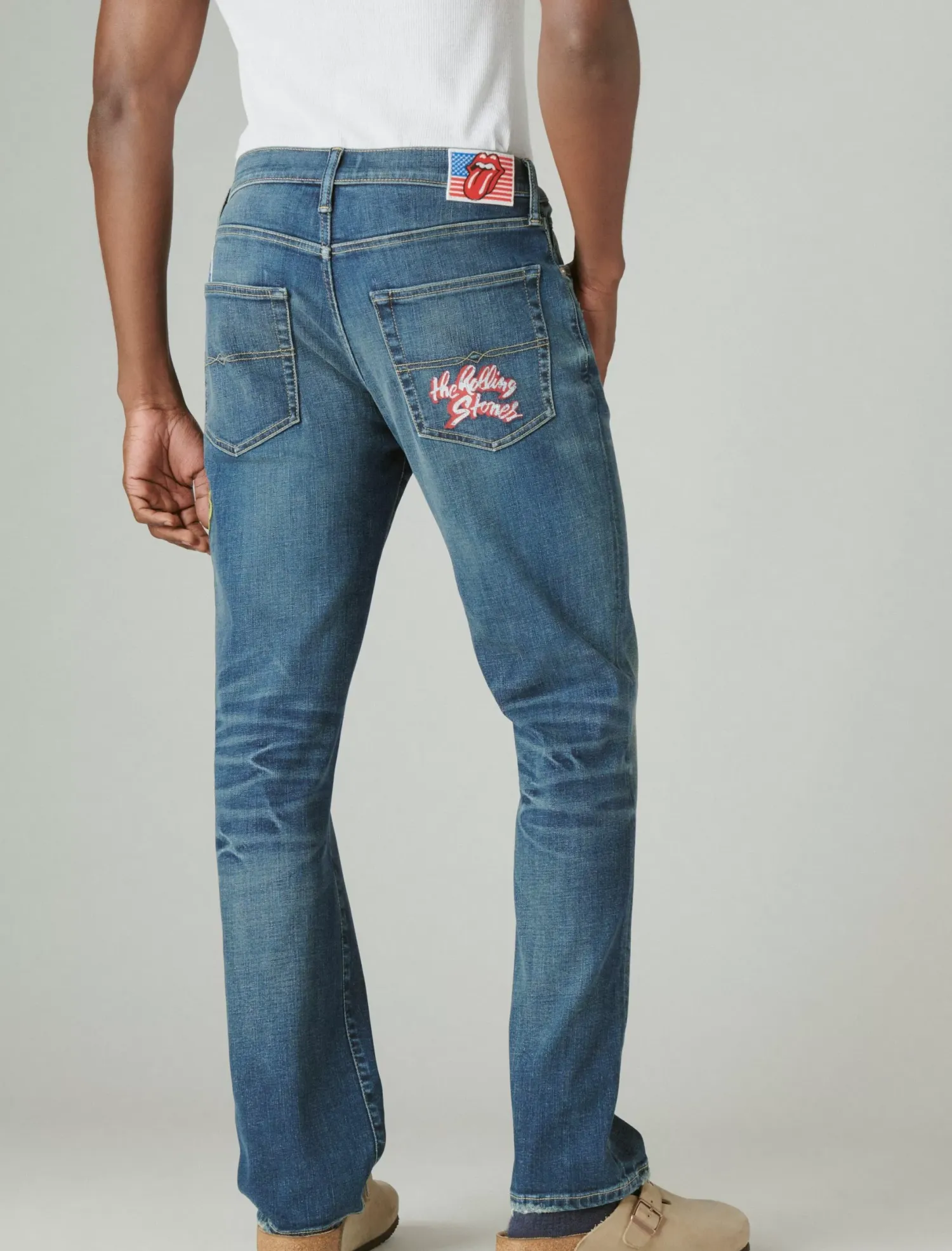 Lucky Brand 223 straight rolling stones jeans decca*MEN|JEANS Jeans|Straight
