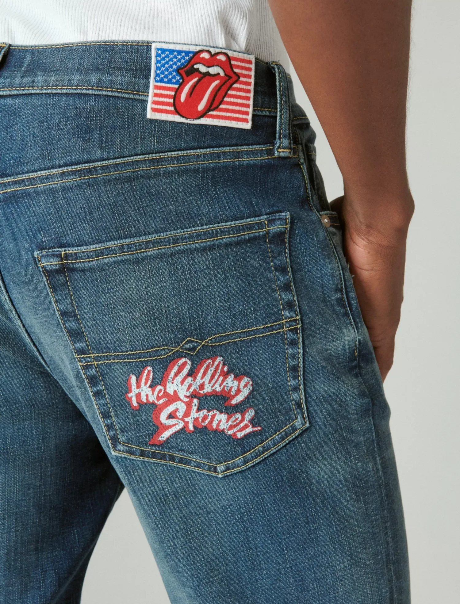 Lucky Brand 223 straight rolling stones jeans decca*MEN|JEANS Jeans|Straight