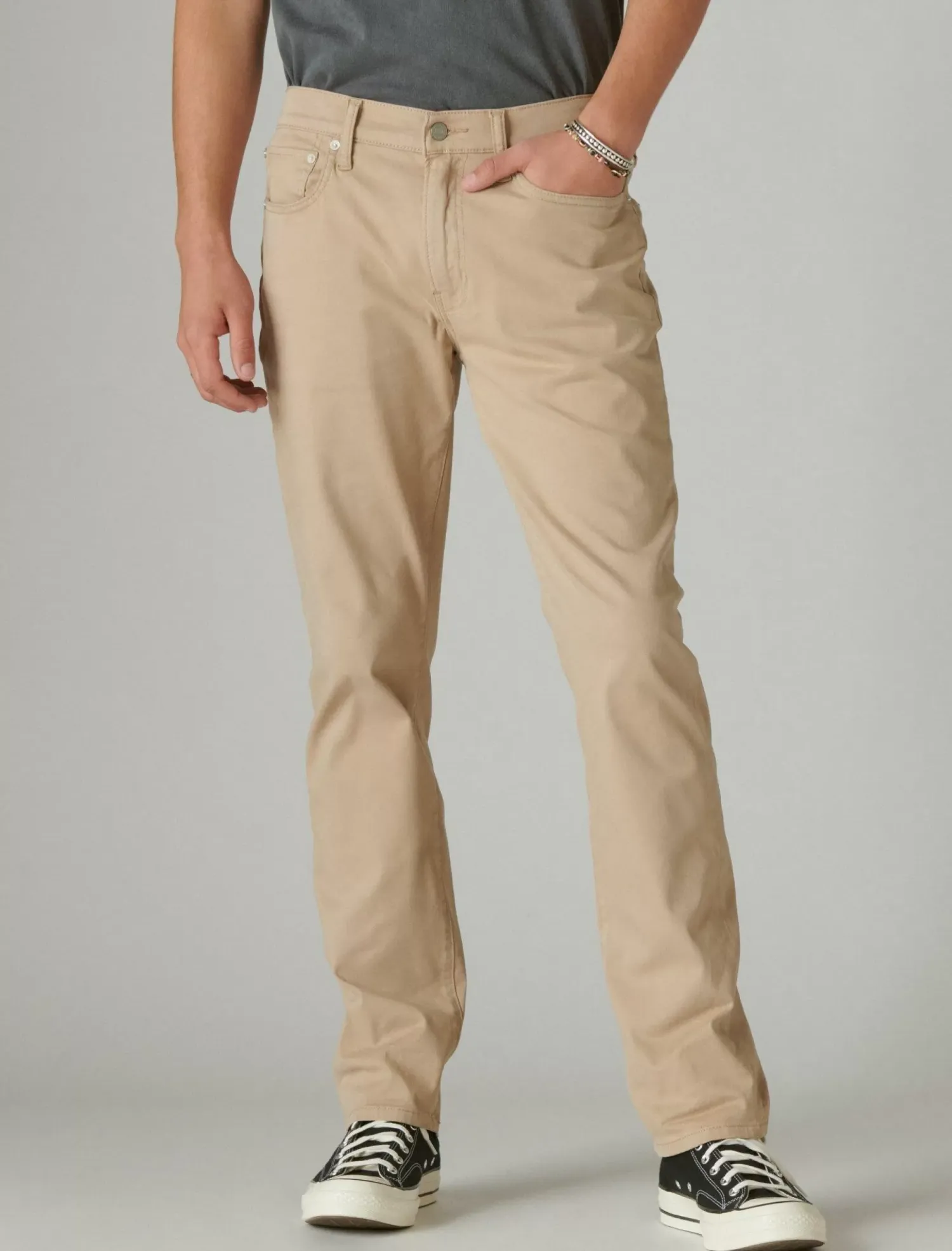 Lucky Brand 223 straight sateen stretch jean sand*MEN|JEANS Pants|Jeans|Straight
