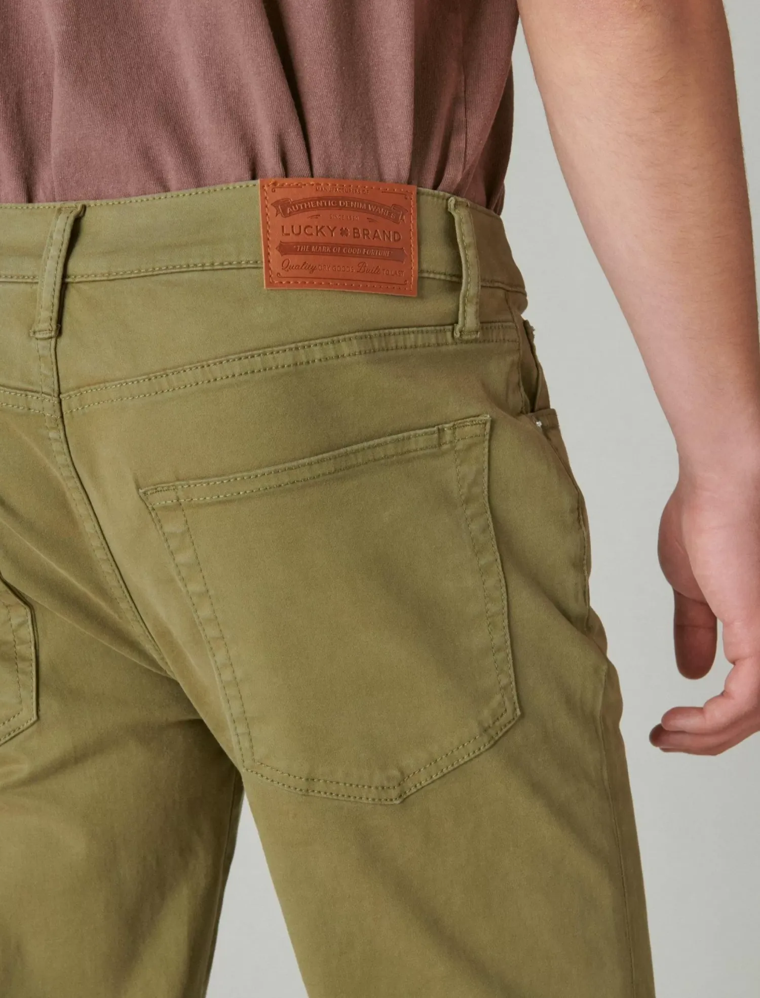 Lucky Brand 223 straight sateen stretch jean sage shadow*MEN|JEANS Pants|Jeans|Straight