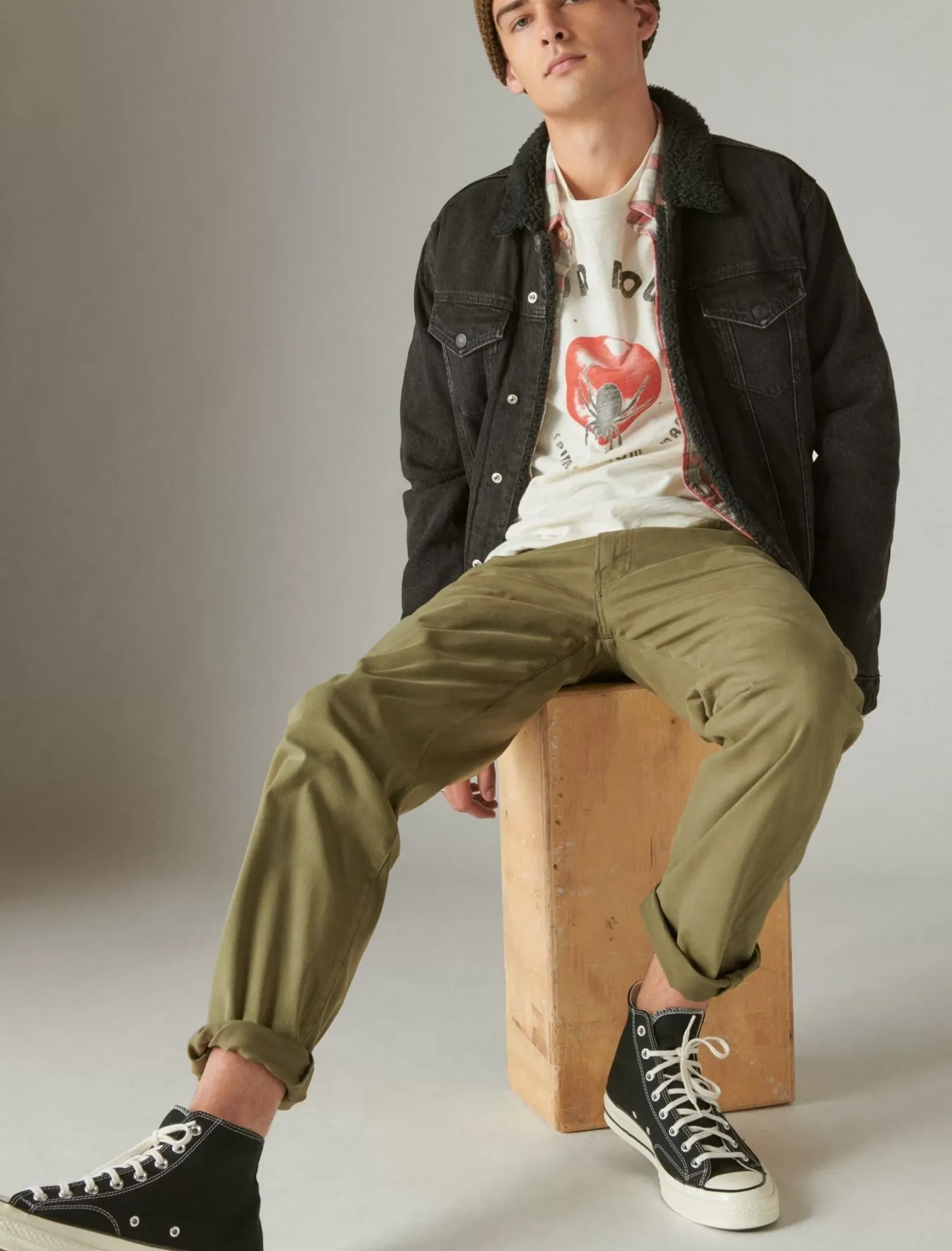Lucky Brand 363 straight sateen stretch jean sage shadow*MEN|JEANS Pants|Jeans|Straight