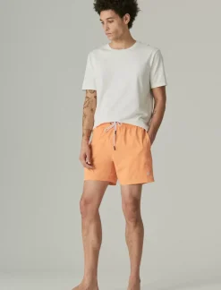 Lucky Brand 6" stretch swim short amberglow*MEN Swim