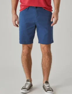 Lucky Brand 11" stretch twill flat front short english blue*MEN Shorts