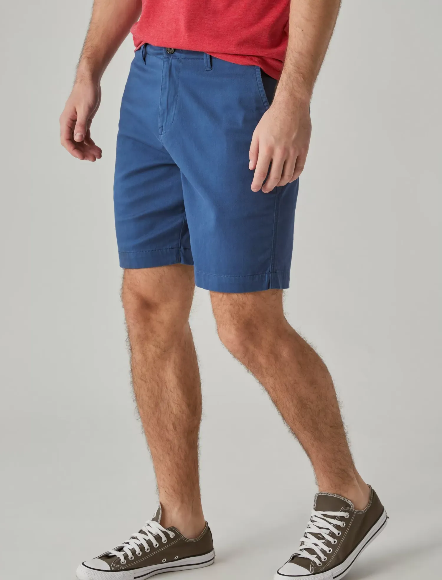 Lucky Brand 11" stretch twill flat front short english blue*MEN Shorts