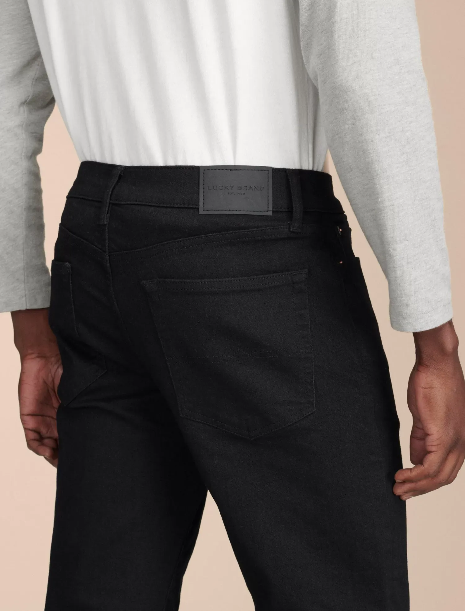 Lucky Brand 363 vintage straight advanced stretch jean black rinse*MEN|JEANS Jeans|Straight