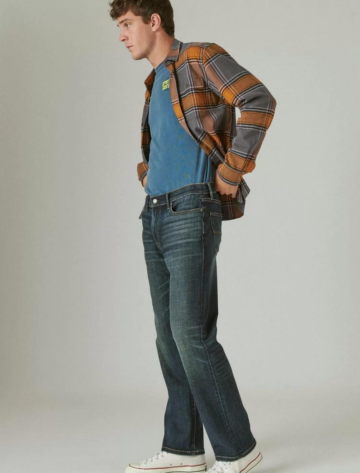 Lucky Brand 363 vintage straight coolmax stretch jean fayette*MEN|JEANS Jeans|Straight