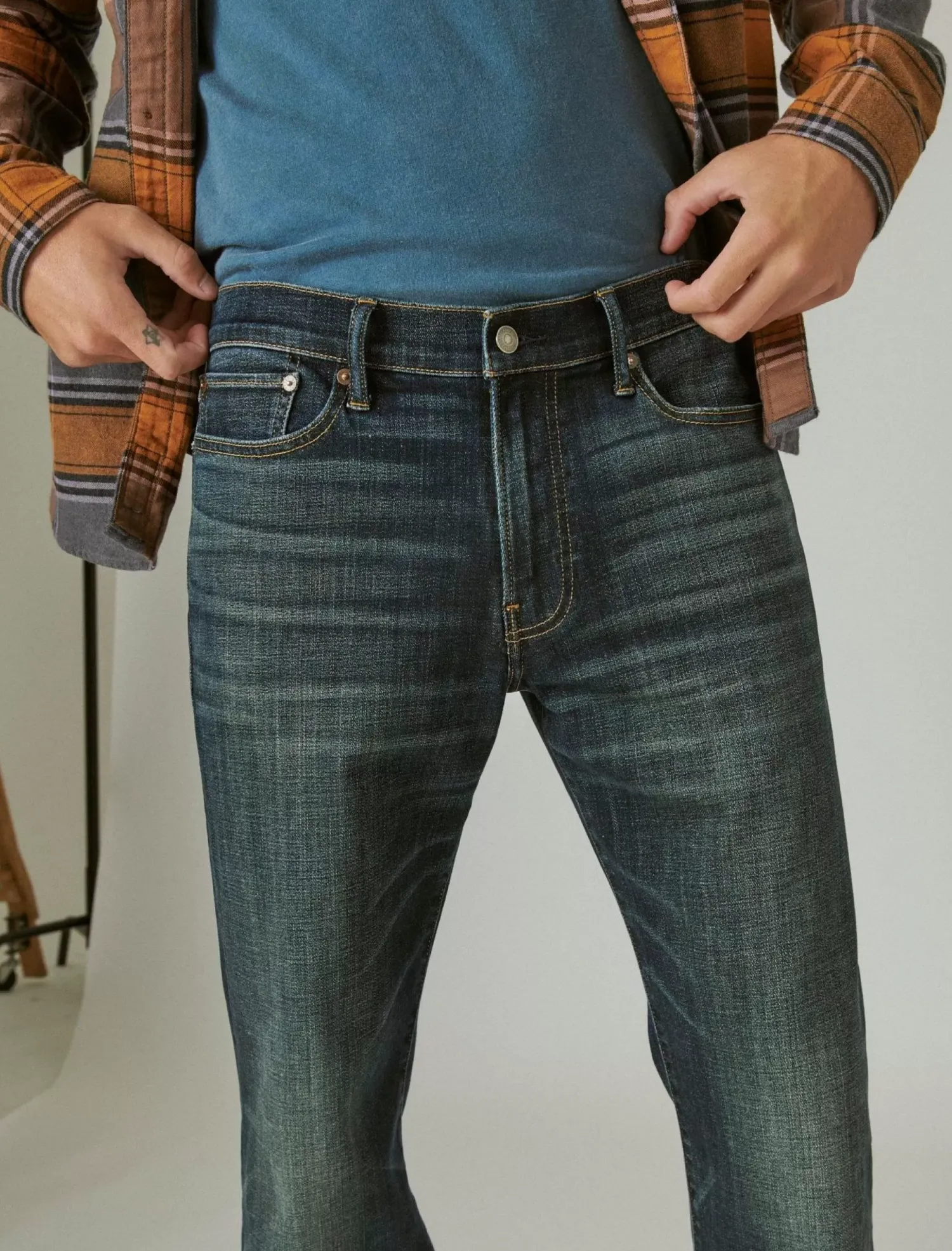 Lucky Brand 363 vintage straight coolmax stretch jean fayette*MEN|JEANS Jeans|Straight