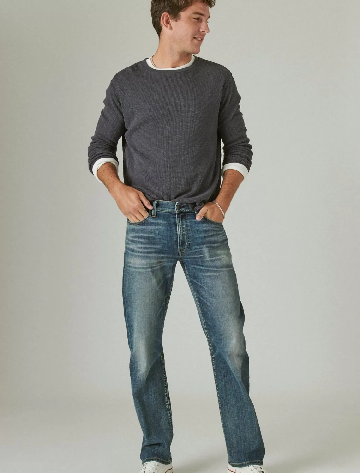 Lucky Brand 363 vintage straight coolmax stretch jean harrison*MEN|JEANS Jeans|Straight