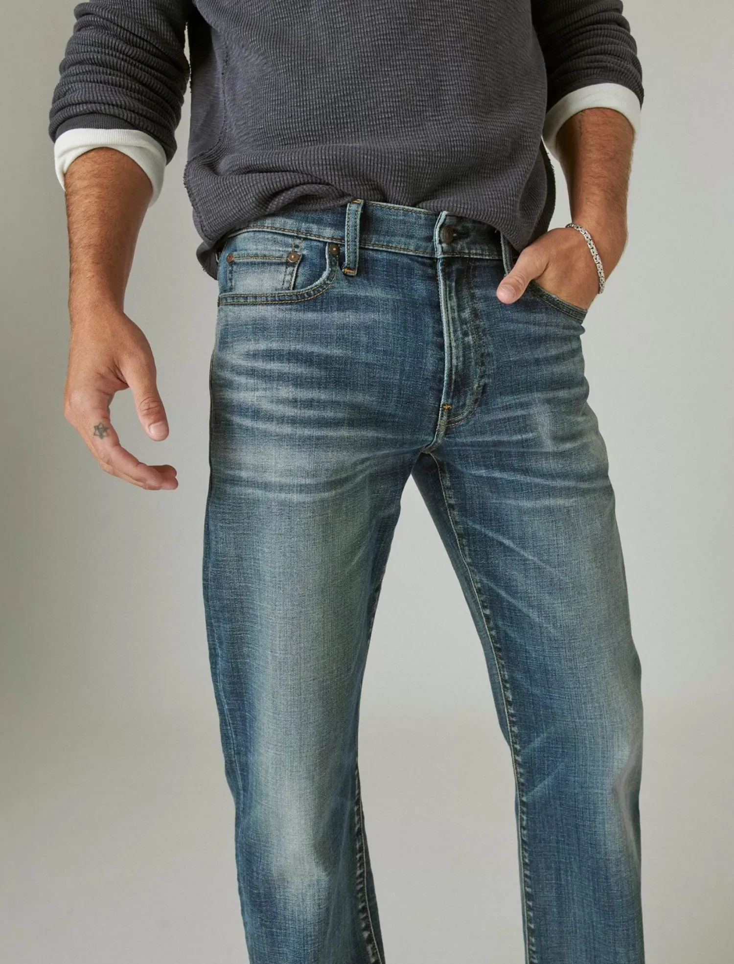 Lucky Brand 363 vintage straight coolmax stretch jean harrison*MEN|JEANS Jeans|Straight