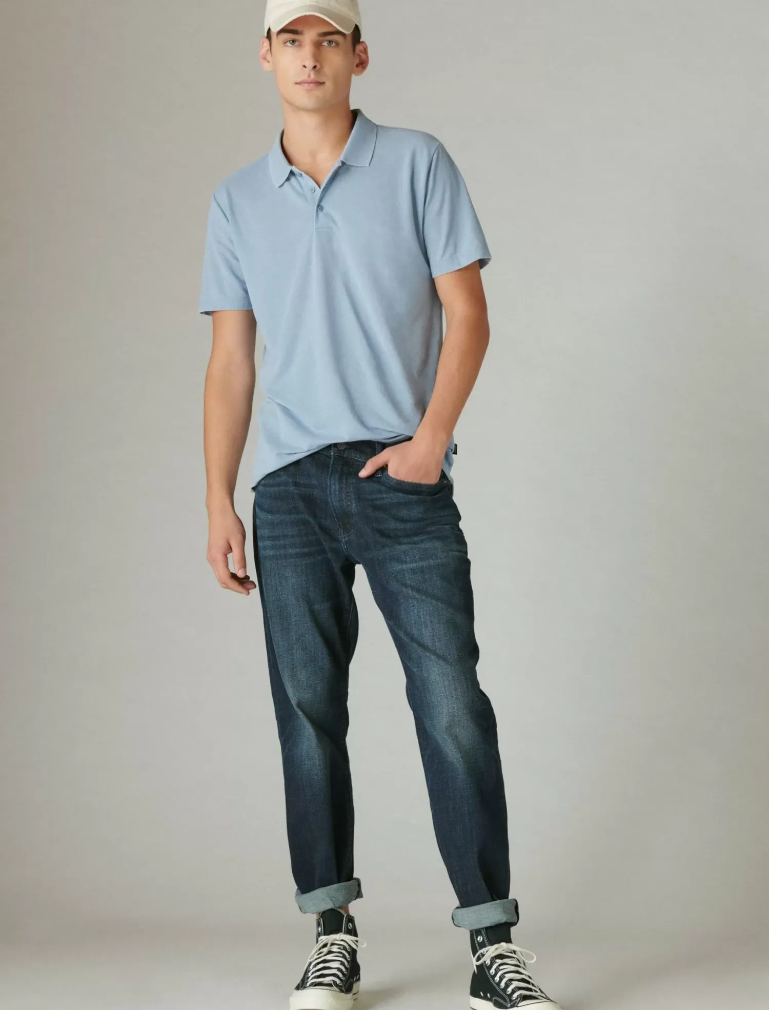 Lucky Brand 363 vintage straight coolmax stretch jean huron*MEN|JEANS Jeans|Straight