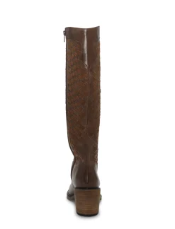Lucky Brand abeny cut-out knee-high boot dark brown*WOMEN Shoes