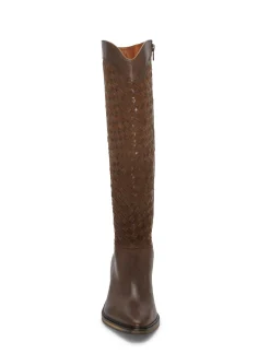 Lucky Brand abeny cut-out knee-high boot dark brown*WOMEN Shoes