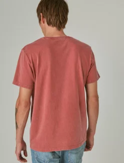 Lucky Brand acdc bolt brick red*MEN Graphic Tees