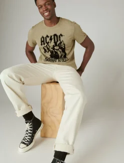 Lucky Brand acdc highway dark olive*MEN Graphic Tees